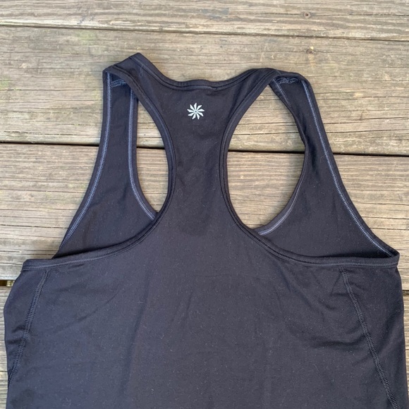 Athleta Black Racerback Tank size XS 🖤💛🖤 - Picture 7 of 7